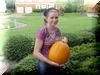 Amanda and her little pumpkin